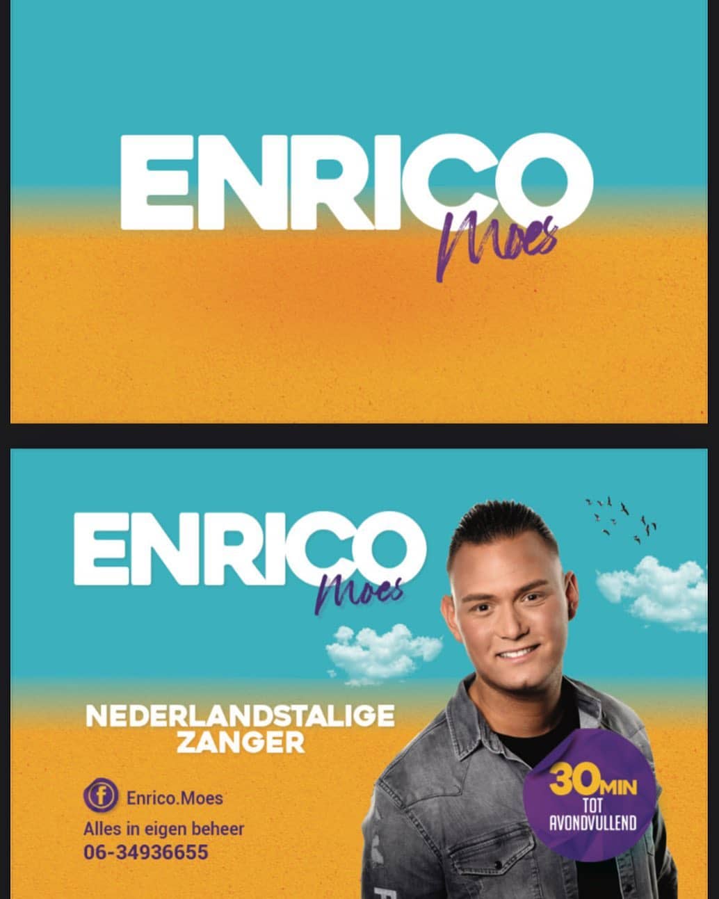 Visitekaartjes! 🤩 Ontwerp en drukwerk voor zanger Enrico Moes! 😎
Mail naar: info@artiestontwerp.nl 💪🏻