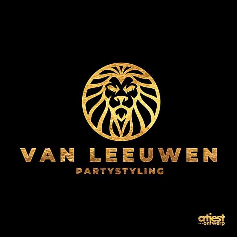 😍 Het nieuwe logo voor Van Leeuwen Partystyling! 🦁